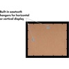 image:imageAmericanflat 115x14 Picture Frame  Matted to 85x11  Black  Engineered Wood construction Shatterresistant glass hangs vertical or horizontal sawtooth hangers includedBlack