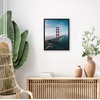 image:imageAmericanflat 11x14 Picture Frame  Slim Molding  Black  Shatterresistant glass hangs vertical or horizontal sawtooth hangers included secure turntab backing