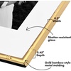 image:imageAmericanflat 11x14 Picture Frame with Polished CrystalClear Glass  Use as 8x10 Frame with Mat or Display 11x14 Photo Without Mat  Signature Collection  Picture Frames for Wall Display  Silver  Engineered Wood construction hangs vertical or horizontal sawtooth hangers included use with or without matGold