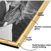 image:imageAmericanflat 11x14 Picture Frame with Polished CrystalClear Glass  Use as 8x10 Frame with Mat or Display 11x14 Photo Without Mat  Signature Collection  Picture Frames for Wall Display  Silver  Engineered Wood construction hangs vertical or horizontal sawtooth hangers included use with or without matGold