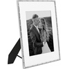 image:imageAmericanflat 11x14 Picture Frame with Polished CrystalClear Glass  Use as 8x10 Frame with Mat or Display 11x14 Photo Without Mat  Signature Collection  Picture Frames for Wall Display  Silver  Engineered Wood construction hangs vertical or horizontal sawtooth hangers included use with or without matSilver