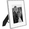 image:imageAmericanflat 11x14 Picture Frame with Polished CrystalClear Glass  Use as 8x10 Frame with Mat or Display 11x14 Photo Without Mat  Signature Collection  Picture Frames for Wall Display  Silver  Engineered Wood construction hangs vertical or horizontal sawtooth hangers included use with or without matSilver