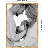 image:imageAmericanflat 11x14 Picture Frame with Polished CrystalClear Glass  Use as 8x10 Frame with Mat or Display 11x14 Photo Without Mat  Signature Collection  Picture Frames for Wall Display  Silver  Engineered Wood construction hangs vertical or horizontal sawtooth hangers included use with or without matGold