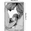 image:imageAmericanflat 11x14 Picture Frame with Polished CrystalClear Glass  Use as 8x10 Frame with Mat or Display 11x14 Photo Without Mat  Signature Collection  Picture Frames for Wall Display  Silver  Engineered Wood construction hangs vertical or horizontal sawtooth hangers included use with or without matSilver