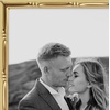 image:imageAmericanflat 11x14 Picture Frame with Polished CrystalClear Glass  Use as 8x10 Frame with Mat or Display 11x14 Photo Without Mat  Signature Collection  Picture Frames for Wall Display  Silver  Engineered Wood construction hangs vertical or horizontal sawtooth hangers included use with or without matGold