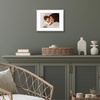 image:imageAmericanflat 11x14 Picture Frame with Polished CrystalClear Glass  Use as 8x10 Frame with Mat or Display 11x14 Photo Without Mat  Signature Collection  Picture Frames for Wall Display  Silver  Engineered Wood construction hangs vertical or horizontal sawtooth hangers included use with or without matSilver