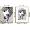 image:imageAmericanflat 11x14 Picture Frame with Polished CrystalClear Glass  Use as 8x10 Frame with Mat or Display 11x14 Photo Without Mat  Signature Collection  Picture Frames for Wall Display  Silver  Engineered Wood construction hangs vertical or horizontal sawtooth hangers included use with or without matGold
