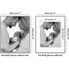 image:imageAmericanflat 11x14 Picture Frame with Polished CrystalClear Glass  Use as 8x10 Frame with Mat or Display 11x14 Photo Without Mat  Signature Collection  Picture Frames for Wall Display  Silver  Engineered Wood construction hangs vertical or horizontal sawtooth hangers included use with or without matSilver