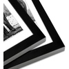 image:imageAmericanflat 12x16 Picture Frame in Black  Use as 8x12 Picture Frame with Mat or 12x16 Frame Without Mat  Engineered Wood Photo Frame with ShatterResistant Glass for Wall Display