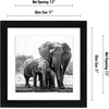 image:imageAmericanflat 12x16 Picture Frame in Black  Use as 8x12 Picture Frame with Mat or 12x16 Frame Without Mat  Engineered Wood Photo Frame with ShatterResistant Glass for Wall Display