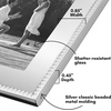 image:imageAmericanflat 12x18 Poster Frame  Silver Engineered Wood with Polished Plexiglass  Wide Picture Frame for Vertical or Horizontal Wall Display  Epic Collection  Silver  Polished plexiglass front hangs vertical or horizontal sawtooth hangers included secure turntab backing4X6