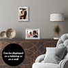 image:imageAmericanflat 12x18 Poster Frame  Silver Engineered Wood with Polished Plexiglass  Wide Picture Frame for Vertical or Horizontal Wall Display  Epic Collection  Silver  Polished plexiglass front hangs vertical or horizontal sawtooth hangers included secure turntab backing4X6