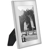 image:imageAmericanflat 12x18 Poster Frame  Silver Engineered Wood with Polished Plexiglass  Wide Picture Frame for Vertical or Horizontal Wall Display  Epic Collection  Silver  Polished plexiglass front hangs vertical or horizontal sawtooth hangers included secure turntab backing4X6