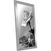 image:imageAmericanflat 12x18 Poster Frame  Silver Engineered Wood with Polished Plexiglass  Wide Picture Frame for Vertical or Horizontal Wall Display  Epic Collection  Silver  Polished plexiglass front hangs vertical or horizontal sawtooth hangers included secure turntab backing12x18
