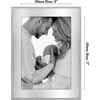 image:imageAmericanflat 12x18 Poster Frame  Silver Engineered Wood with Polished Plexiglass  Wide Picture Frame for Vertical or Horizontal Wall Display  Epic Collection  Silver  Polished plexiglass front hangs vertical or horizontal sawtooth hangers included secure turntab backing5X7