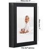 image:imageAmericanflat 16x24 Deep Poster Frame  White  Polished plexiglass front hangs vertical or horizontal sawtooth hangers included fits photos posters and artBlack