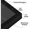 image:imageAmericanflat 16x24 Deep Poster Frame  White  Polished plexiglass front hangs vertical or horizontal sawtooth hangers included fits photos posters and artBlack