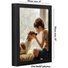image:imageAmericanflat 16x24 Deep Poster Frame  White  Polished plexiglass front hangs vertical or horizontal sawtooth hangers included fits photos posters and artBlack