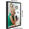 image:imageAmericanflat 16x24 Deep Poster Frame  White  Polished plexiglass front hangs vertical or horizontal sawtooth hangers included fits photos posters and artBlack