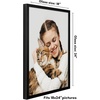 image:imageAmericanflat 16x24 Deep Poster Frame  White  Polished plexiglass front hangs vertical or horizontal sawtooth hangers included fits photos posters and artBlack