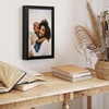 image:imageAmericanflat 16x24 Deep Poster Frame  White  Polished plexiglass front hangs vertical or horizontal sawtooth hangers included fits photos posters and artBlack