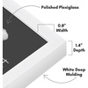 image:imageAmericanflat 16x24 Deep Poster Frame  White  Polished plexiglass front hangs vertical or horizontal sawtooth hangers included fits photos posters and artWhite