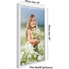 image:imageAmericanflat 16x24 Deep Poster Frame  White  Polished plexiglass front hangs vertical or horizontal sawtooth hangers included fits photos posters and artWhite