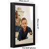 image:imageAmericanflat 16x24 Deep Poster Frame  White  Polished plexiglass front hangs vertical or horizontal sawtooth hangers included fits photos posters and artBlack