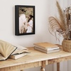 image:imageAmericanflat 16x24 Deep Poster Frame  White  Polished plexiglass front hangs vertical or horizontal sawtooth hangers included fits photos posters and artBlack