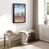 image:imageAmericanflat 16x24 Deep Poster Frame  White  Polished plexiglass front hangs vertical or horizontal sawtooth hangers included fits photos posters and artBlack