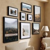 image:imageAmericanflat 16x24 Deep Poster Frame  White  Polished plexiglass front hangs vertical or horizontal sawtooth hangers included fits photos posters and artBlack