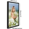image:imageAmericanflat 16x24 Deep Poster Frame  White  Polished plexiglass front hangs vertical or horizontal sawtooth hangers included fits photos posters and artBlack