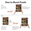 image:imageAmericanflat 18x24 Puzzle Frame for Wall Display with Polished Plexiglass  Peel and Stick Board Included  Puzzle Picture Frames Perfect for 500Piece Puzzles  Black18X24