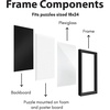 image:imageAmericanflat 18x24 Puzzle Frame for Wall Display with Polished Plexiglass  Peel and Stick Board Included  Puzzle Picture Frames Perfect for 500Piece Puzzles  Black18X24