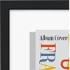 image:imageAmericanflat 25x165 Record Album Frame with ShatterResistant Glass  Use as 125x125 Album Cover Frame with Mat  Brooklyn Portrait Collection  Engineered Wood Frames for Wall  BlackAlbum Cover Floating Frame