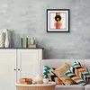 image:imageAmericanflat 25x165 Record Album Frame with ShatterResistant Glass  Use as 125x125 Album Cover Frame with Mat  Brooklyn Portrait Collection  Engineered Wood Frames for Wall  BlackAlbum Cover Frame