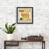 image:imageAmericanflat 25x165 Record Album Frame with ShatterResistant Glass  Use as 125x125 Album Cover Frame with Mat  Brooklyn Portrait Collection  Engineered Wood Frames for Wall  BlackAlbum Cover Floating Frame
