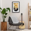 image:imageAmericanflat 25x165 Record Album Frame with ShatterResistant Glass  Use as 125x125 Album Cover Frame with Mat  Brooklyn Portrait Collection  Engineered Wood Frames for Wall  BlackAlbum Cover  Vinyl Record Frame
