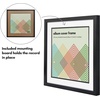 image:imageAmericanflat 25x165 Record Album Frame with ShatterResistant Glass  Use as 125x125 Album Cover Frame with Mat  Brooklyn Portrait Collection  Engineered Wood Frames for Wall  BlackAlbum Cover Frame