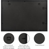 image:imageAmericanflat 25x165 Record Album Frame with ShatterResistant Glass  Use as 125x125 Album Cover Frame with Mat  Brooklyn Portrait Collection  Engineered Wood Frames for Wall  BlackAlbum Cover  Vinyl Record Frame