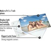 image:imageAmericanflat 35x5 Acrylic Picture Frame  Double Sided Frames with Magnetic Corners  Transparent Acrylic Frames for Desk or Tabletop Display  35x5 Picture Frame with Microfiber Cloth Included5x7