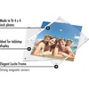 image:imageAmericanflat 35x5 Acrylic Picture Frame  Double Sided Frames with Magnetic Corners  Transparent Acrylic Frames for Desk or Tabletop Display  35x5 Picture Frame with Microfiber Cloth Included4x4