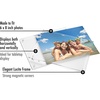 image:imageAmericanflat 35x5 Acrylic Picture Frame  Double Sided Frames with Magnetic Corners  Transparent Acrylic Frames for Desk or Tabletop Display  35x5 Picture Frame with Microfiber Cloth Included6x8