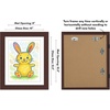 image:imageAmericanflat 85x11 Changeable Kids Art Frame 2Pack  Silver  Holds 100 art pieces magnetic front door builtin keyholes for wall display stores finished artworkMahogany