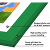 image:imageAmericanflat 85x11 Changeable Kids Art Frame 2Pack  Silver  Holds 100 art pieces magnetic front door builtin keyholes for wall display stores finished artworkShamrock Green
