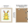 image:imageAmericanflat 85x11 Changeable Kids Art Frame 2Pack  Silver  Holds 100 art pieces magnetic front door builtin keyholes for wall display stores finished artworkLight Wood