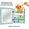image:imageAmericanflat 85x11 Changeable Kids Art Frame 2Pack  Silver  Holds 100 art pieces magnetic front door builtin keyholes for wall display stores finished artworkSeafoam Green