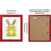 image:imageAmericanflat 85x11 Changeable Kids Art Frame 2Pack  Silver  Holds 100 art pieces magnetic front door builtin keyholes for wall display stores finished artworkApple Red