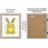 image:imageAmericanflat 85x11 Changeable Kids Art Frame 2Pack  Silver  Holds 100 art pieces magnetic front door builtin keyholes for wall display stores finished artworkDriftwood
