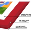 image:imageAmericanflat 85x11 Changeable Kids Art Frame 2Pack  Silver  Holds 100 art pieces magnetic front door builtin keyholes for wall display stores finished artworkApple Red